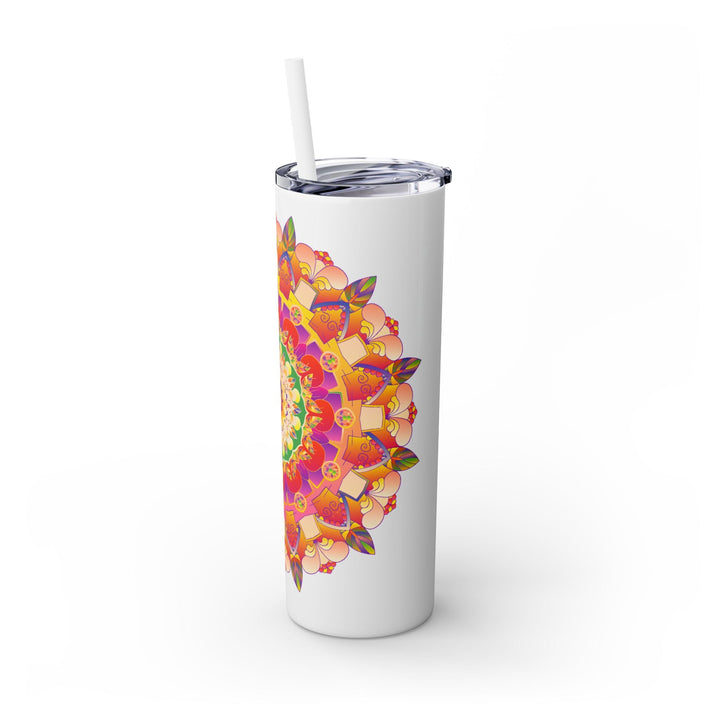 Colorful Mandala Skinny Tumbler - 20oz Mug - Blululi