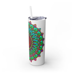 Colorful Mandala Skinny Tumbler - 20oz Mug - Blululi