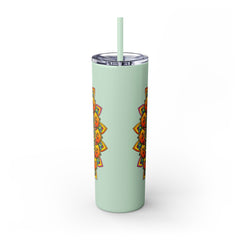 Colorful Mandala Skinny Tumbler - 20oz Mug - Blululi