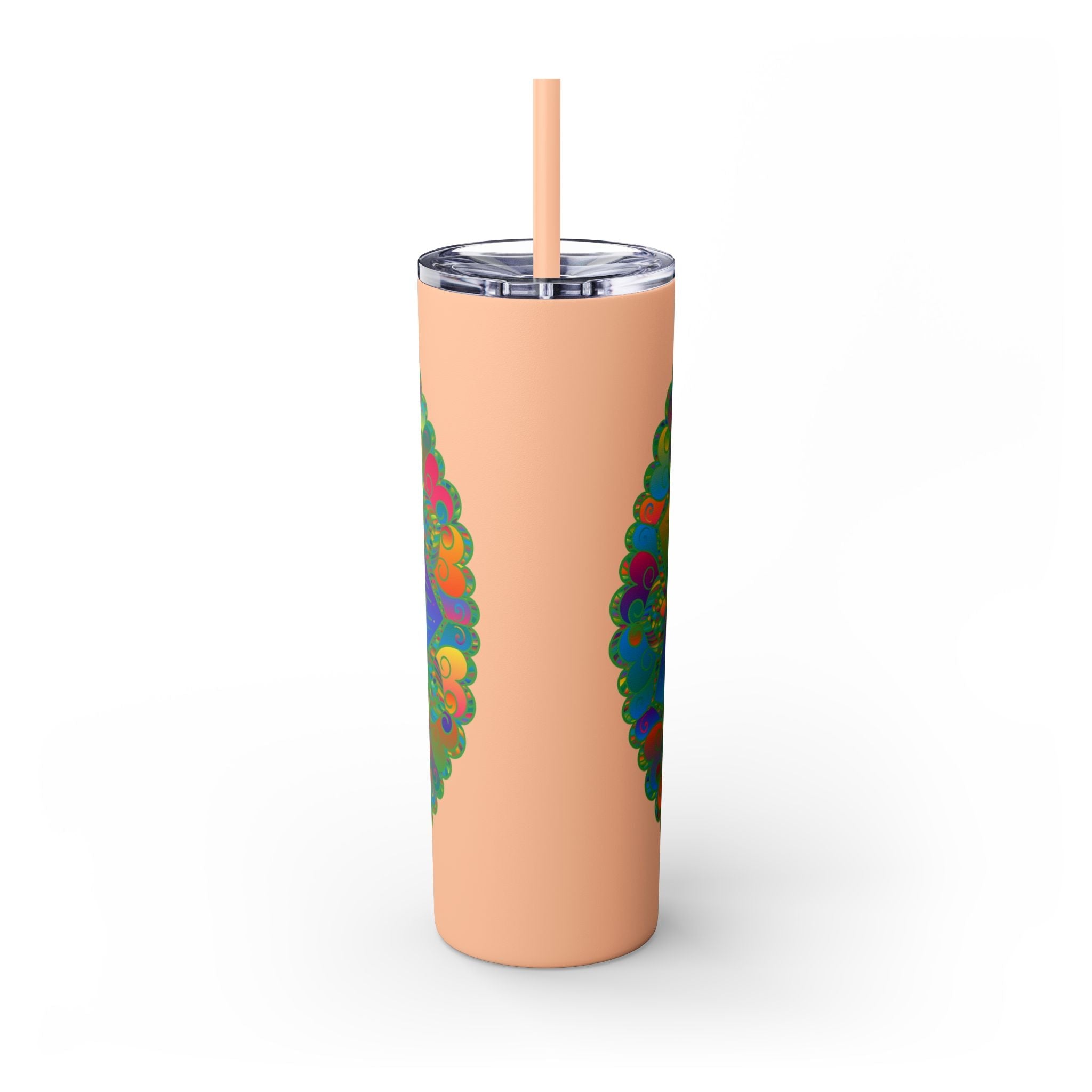 Colorful Mandala Skinny Tumbler - 20oz Mug - Blululi