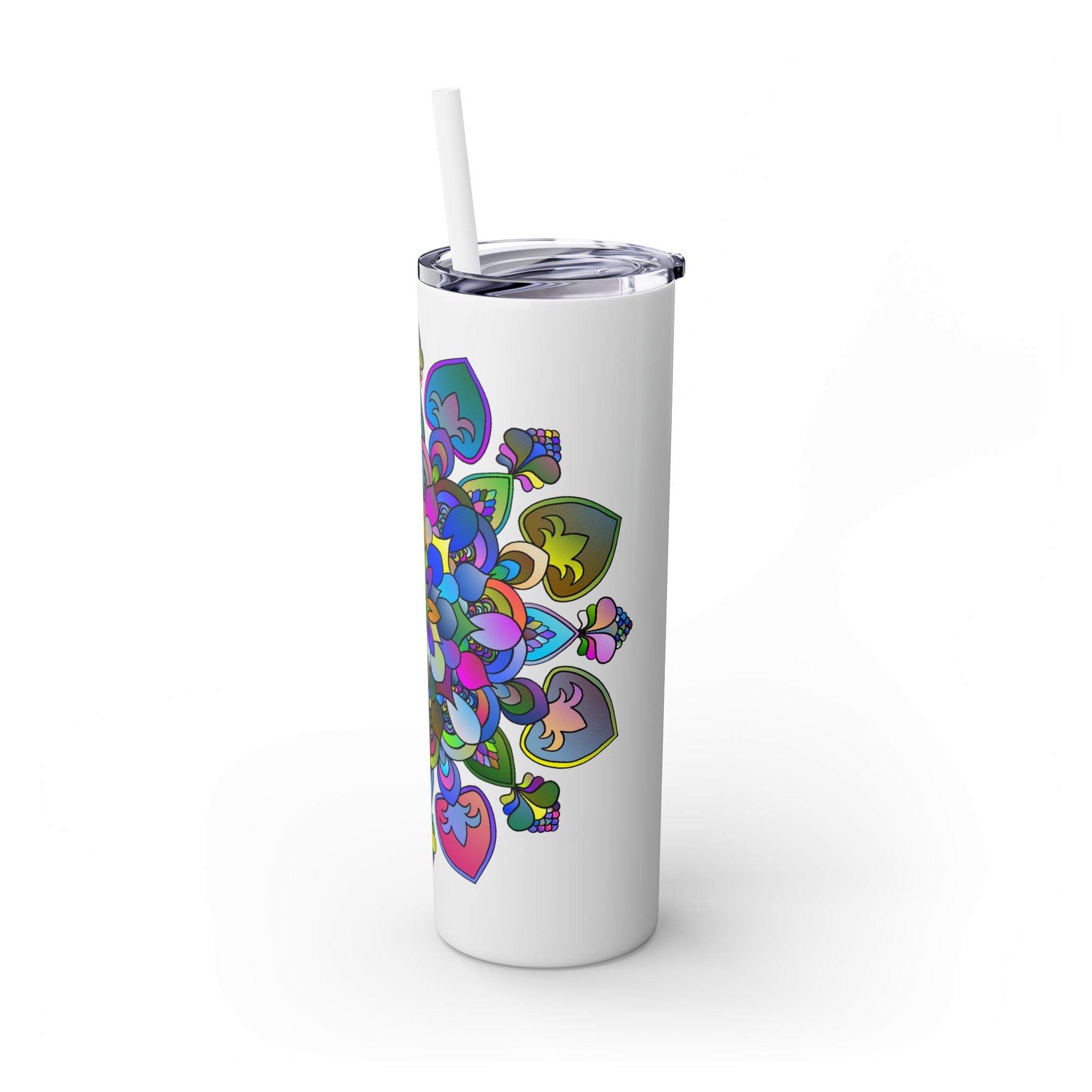 Colorful Mandala Skinny Tumbler - 20oz Mug - Blululi