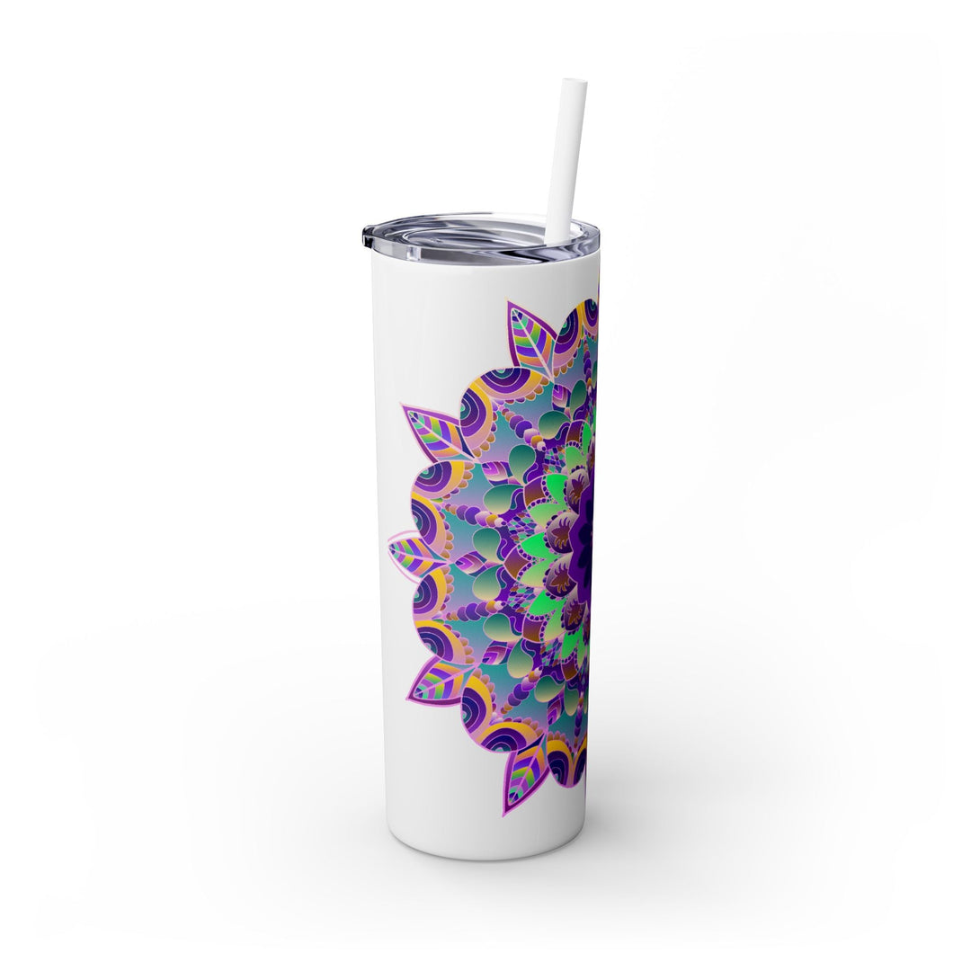 Colorful Mandala Skinny Tumbler - 20oz Mug - Blululi