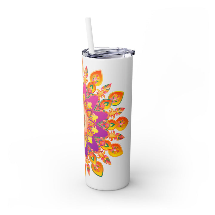 Colorful Mandala Skinny Tumbler - 20oz Mug - Blululi