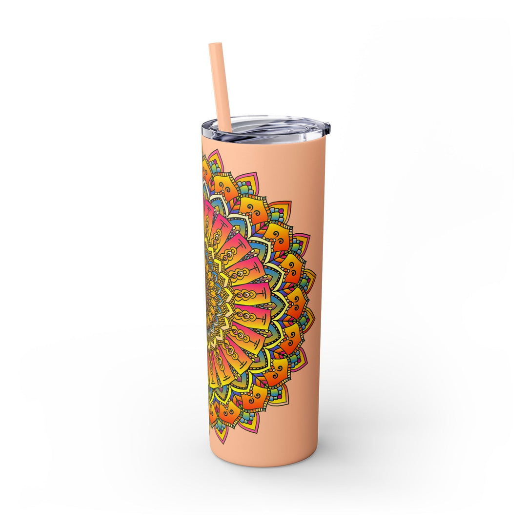 Colorful Mandala Skinny Tumbler - 20oz Mug - Blululi