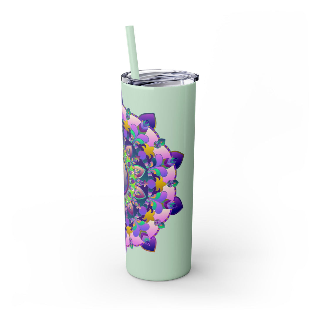 Colorful Mandala Skinny Tumbler - 20oz Mug - Blululi