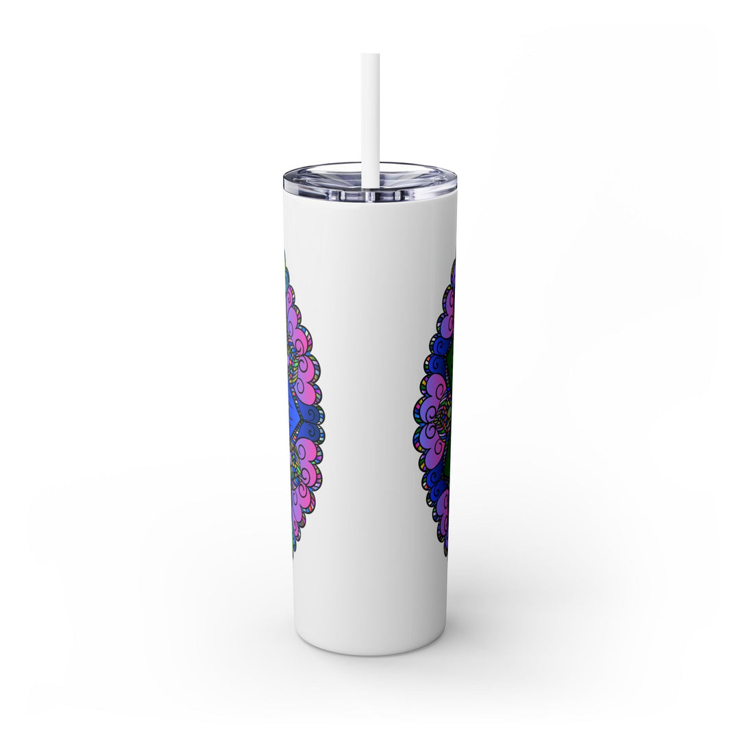 Colorful Mandala Skinny Tumbler - 20oz Mug - Blululi