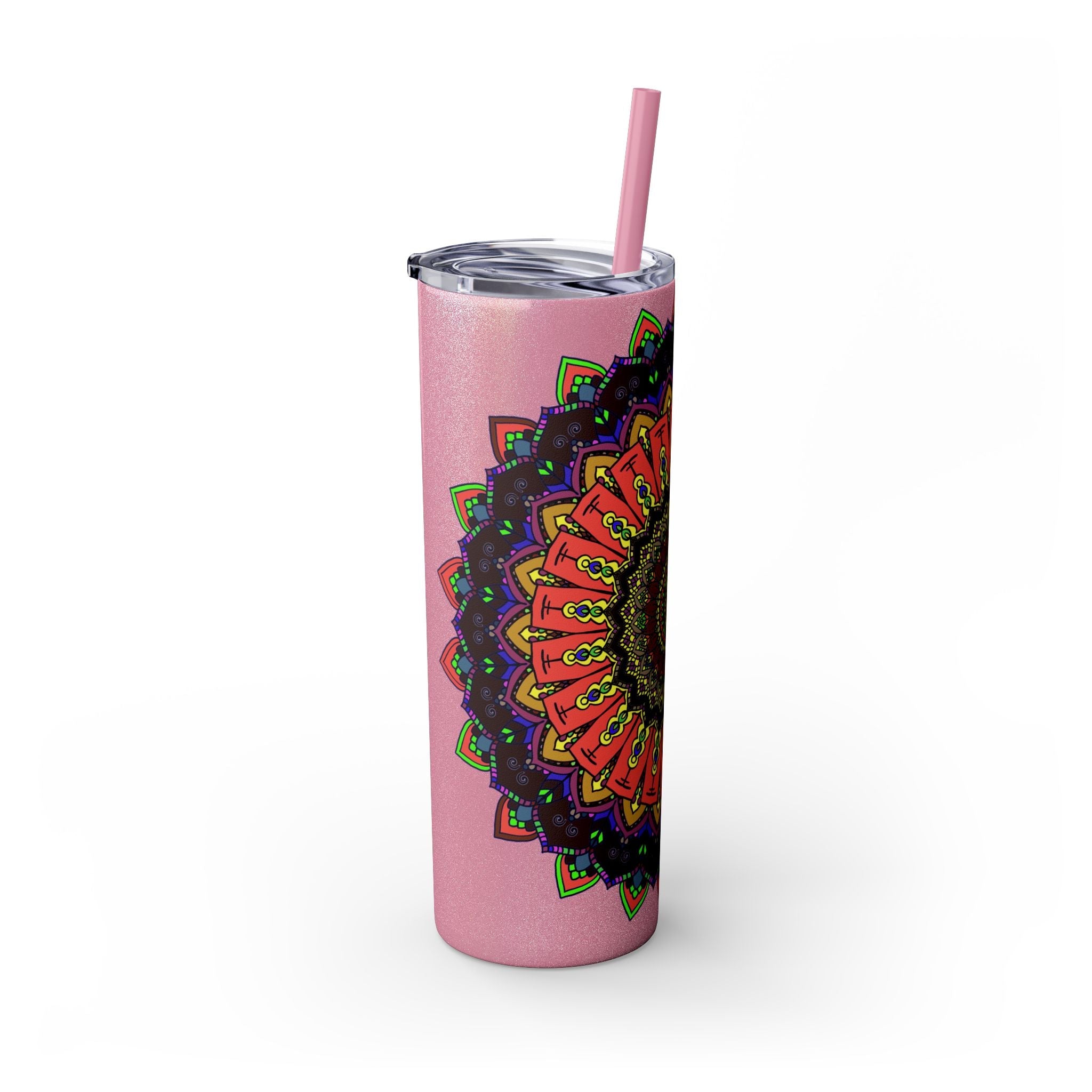 Colorful Mandala Skinny Tumbler - 20oz Mug - Blululi