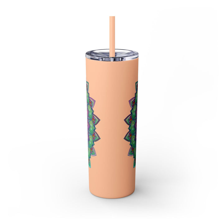 Colorful Mandala Skinny Tumbler - 20oz Mug - Blululi