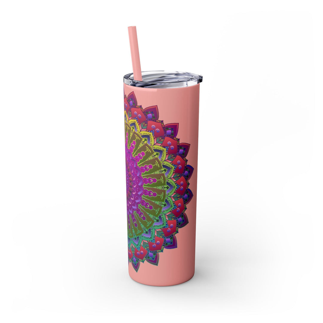 Colorful Mandala Skinny Tumbler - 20oz Mug - Blululi