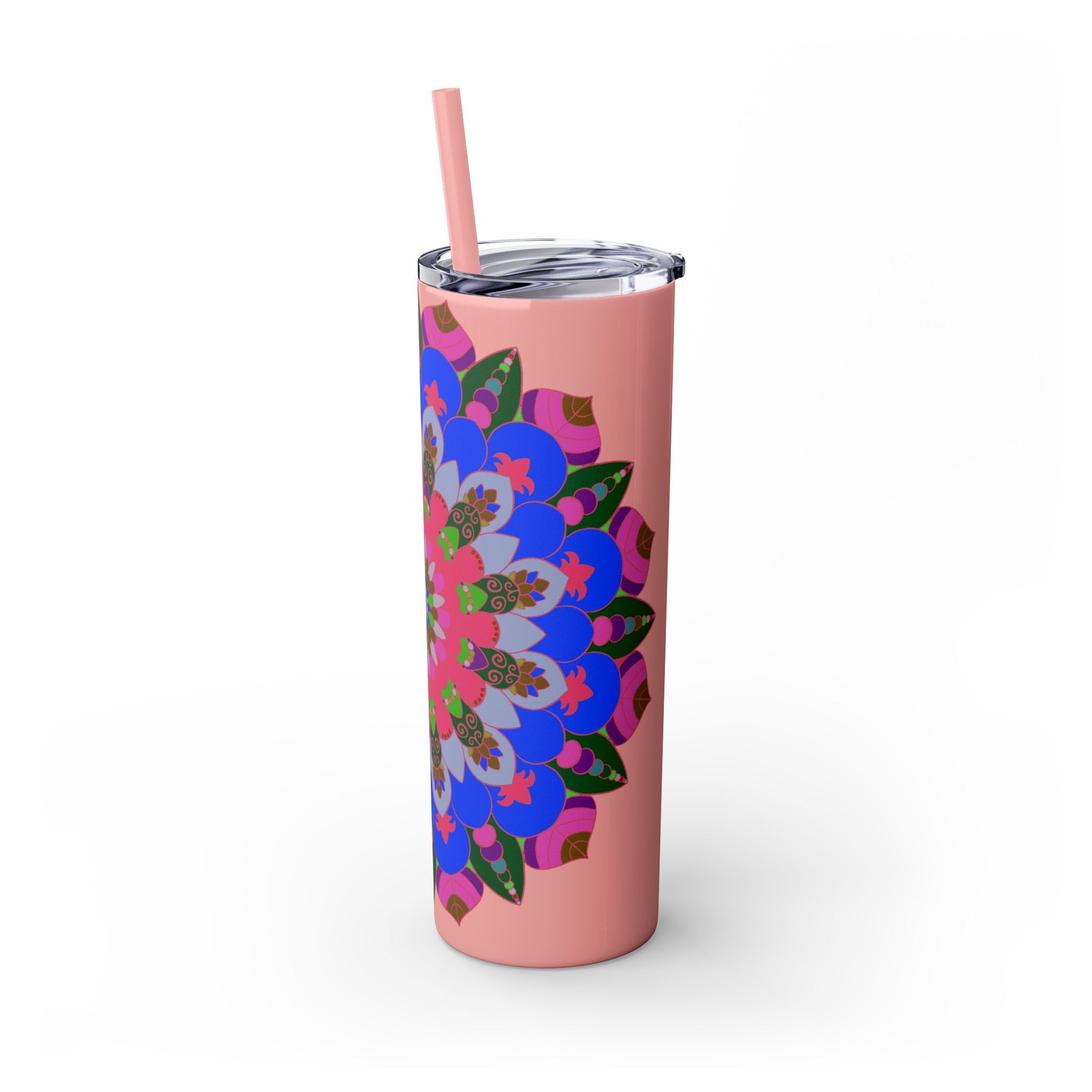 Colorful Mandala Skinny Tumbler - 20oz Mug - Blululi