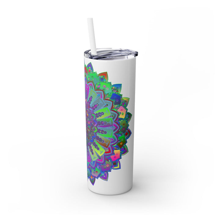 Colorful Mandala Skinny Tumbler - 20oz Mug - Blululi