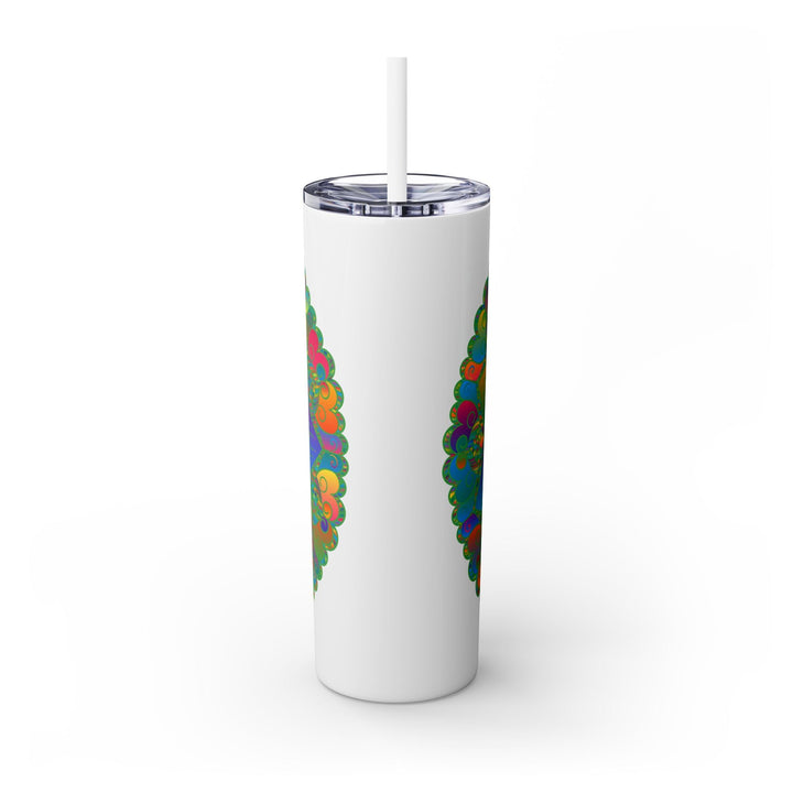 Colorful Mandala Skinny Tumbler - 20oz Mug - Blululi