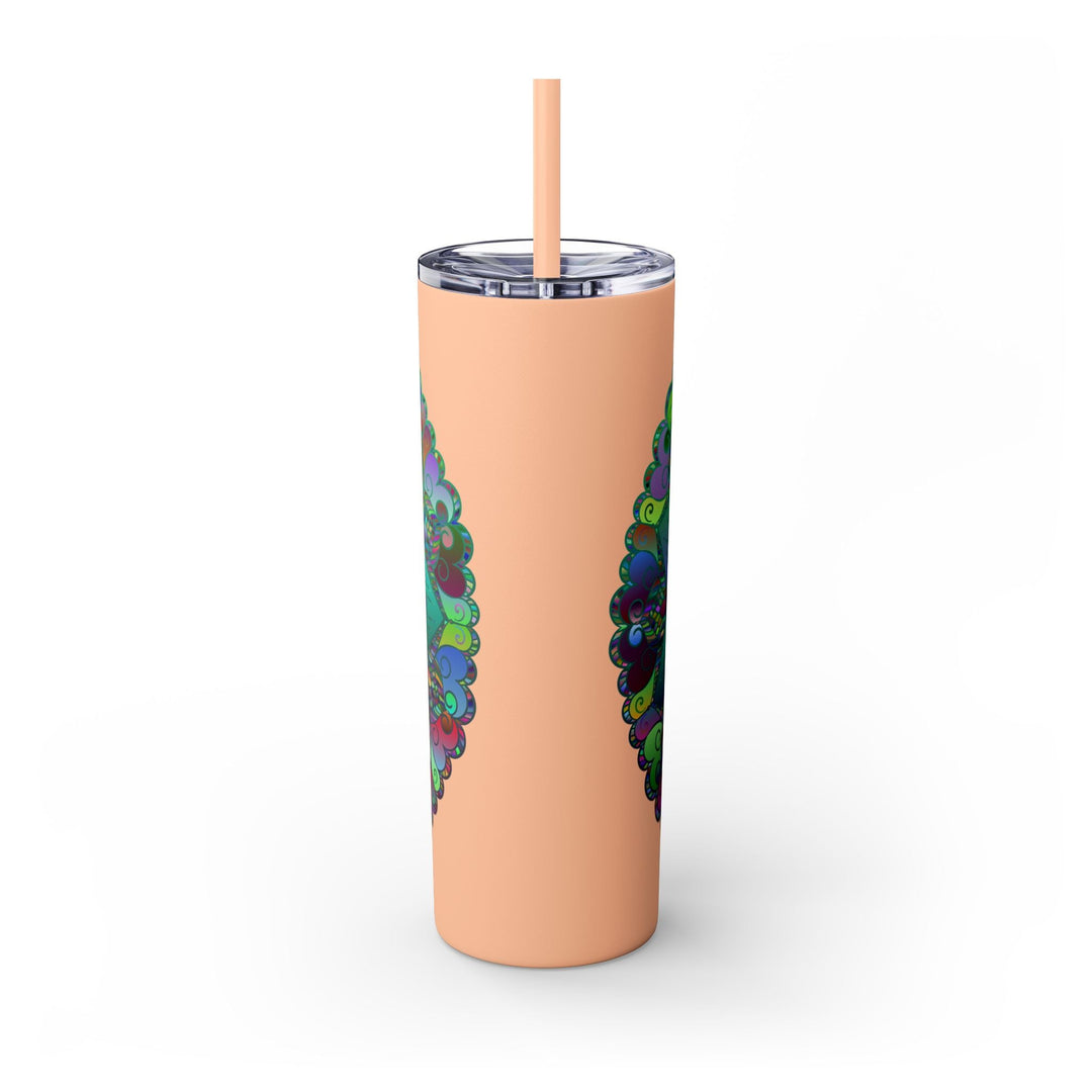 Colorful Mandala Skinny Tumbler - 20oz Mug - Blululi