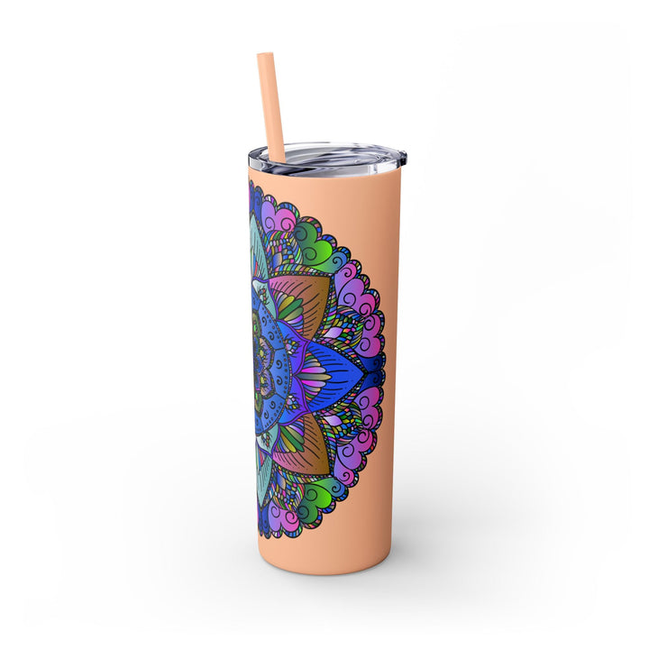 Colorful Mandala Skinny Tumbler - 20oz Mug - Blululi