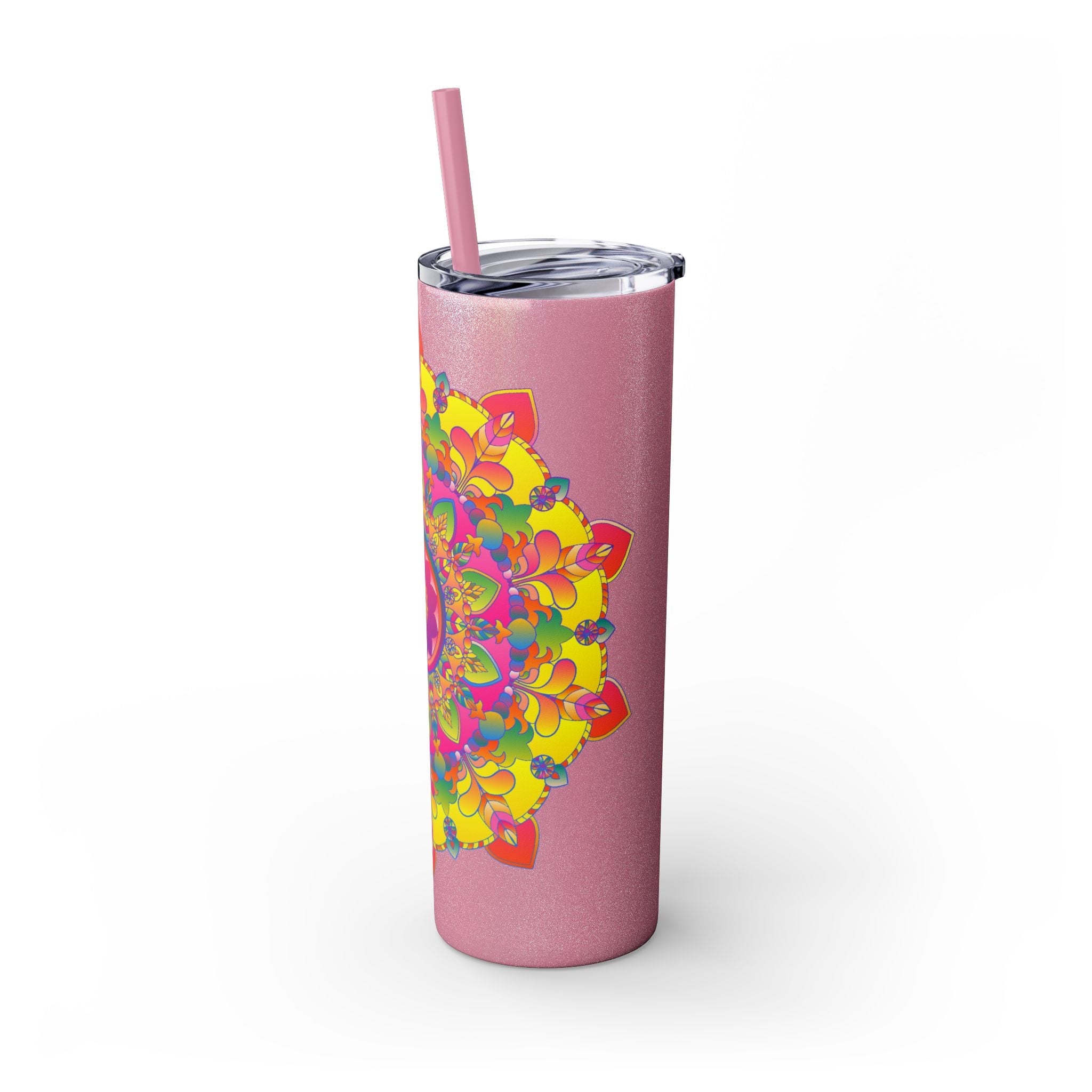 Colorful Mandala Skinny Tumbler - 20oz Mug - Blululi