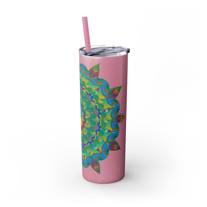 Colorful Mandala Skinny Tumbler - 20oz Mug - Blululi