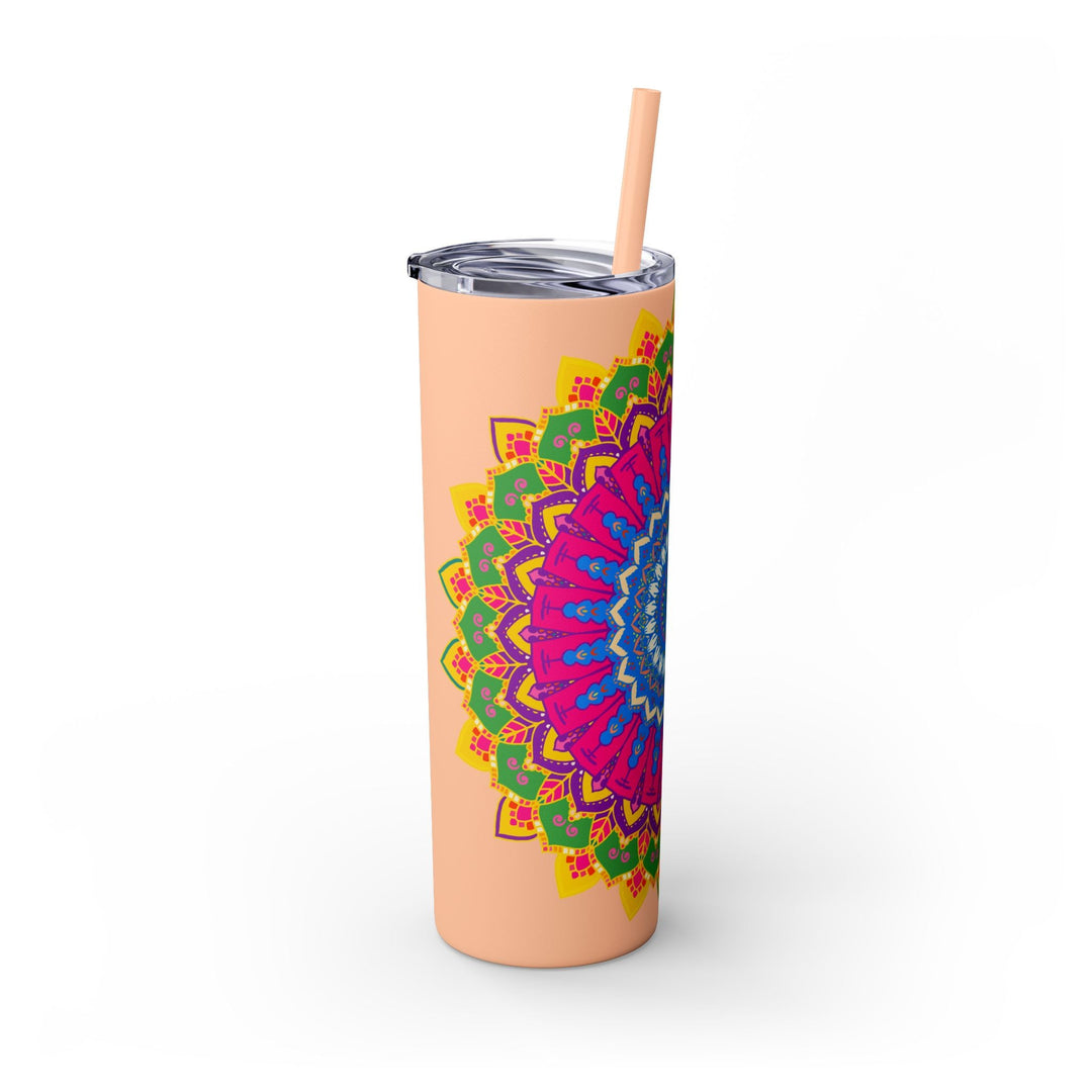 Colorful Mandala Skinny Tumbler - 20oz Mug - Blululi