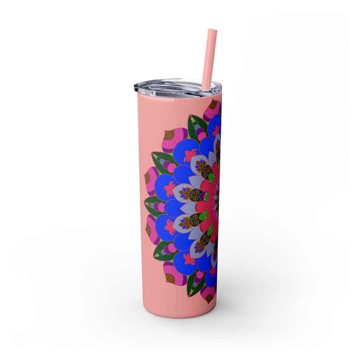 Colorful Mandala Skinny Tumbler - 20oz Mug - Blululi