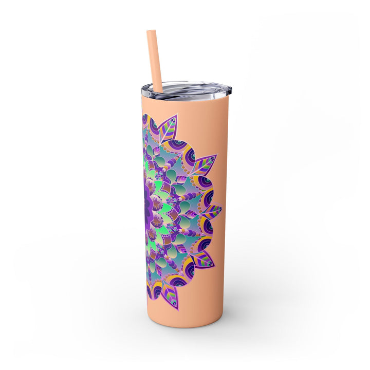 Colorful Mandala Skinny Tumbler - 20oz Mug - Blululi