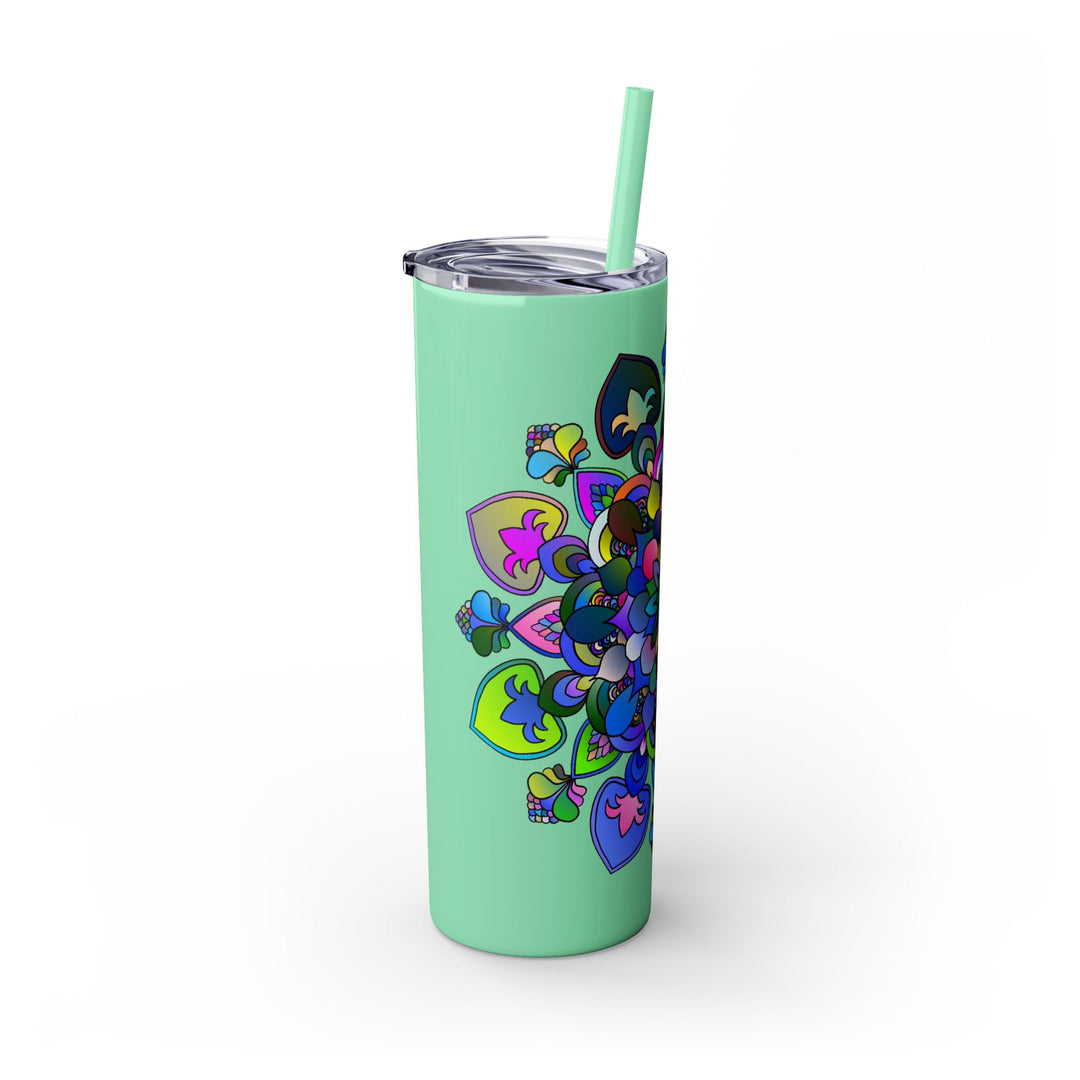 Colorful Mandala Skinny Tumbler - 20oz Mug - Blululi