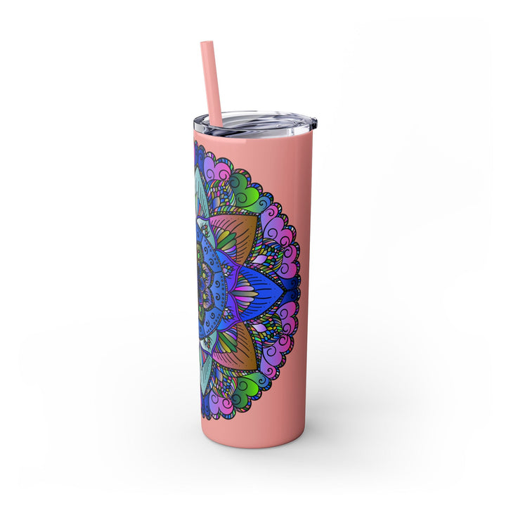 Colorful Mandala Skinny Tumbler - 20oz Mug - Blululi