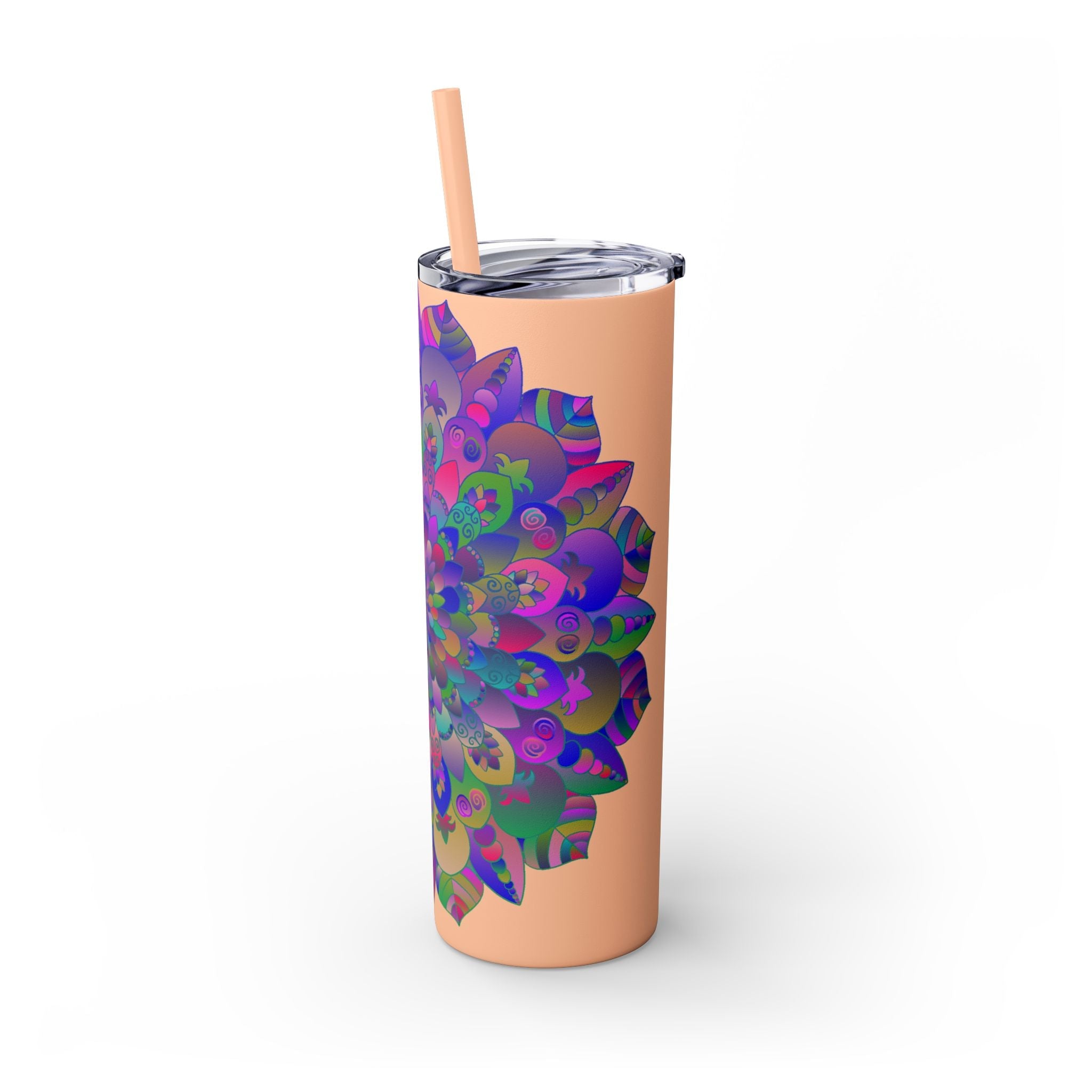 Colorful Mandala Skinny Tumbler - 20oz Mug - Blululi