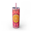 Colorful Mandala Skinny Tumbler - 20oz Mug - Blululi