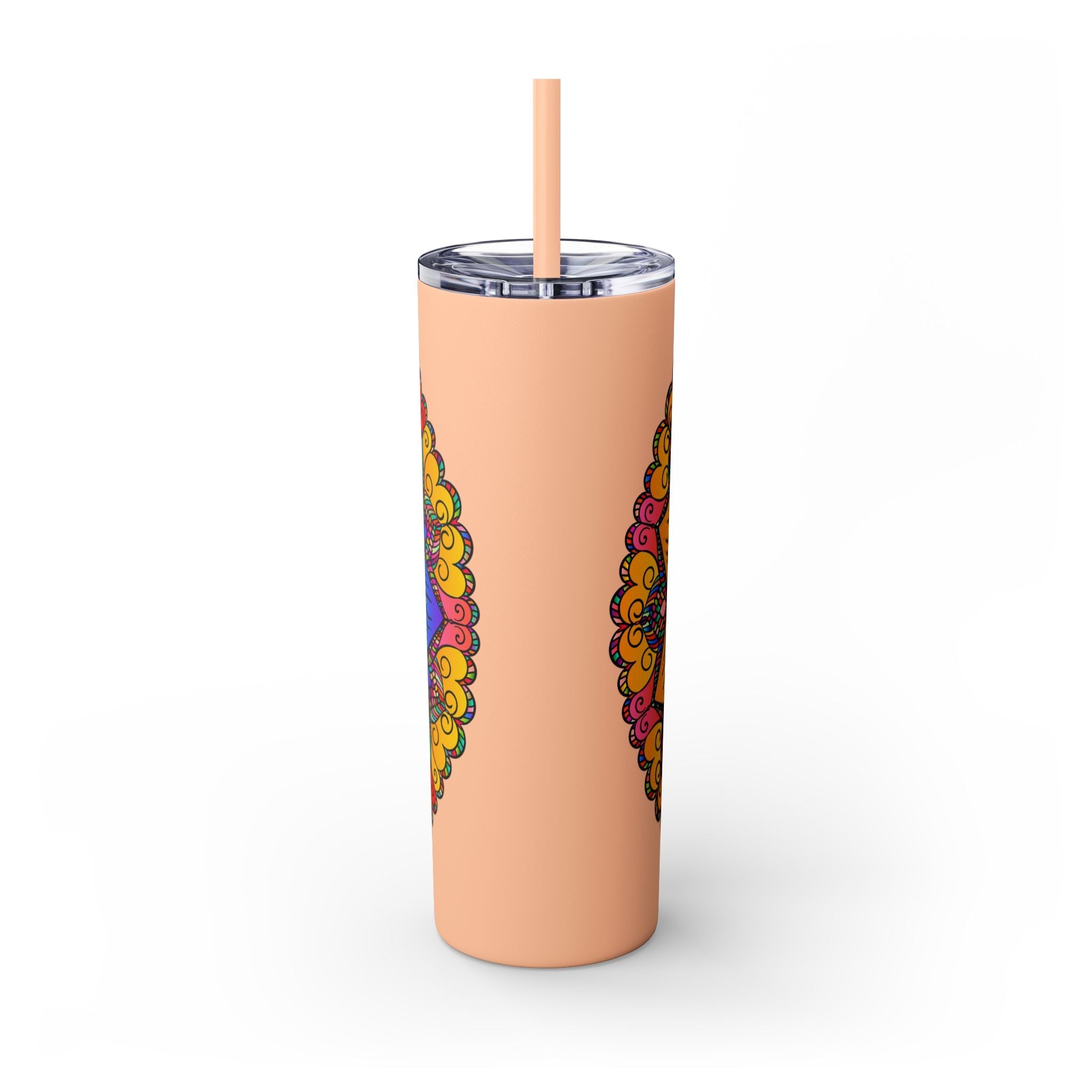 Colorful Mandala Skinny Tumbler - 20oz Mug - Blululi