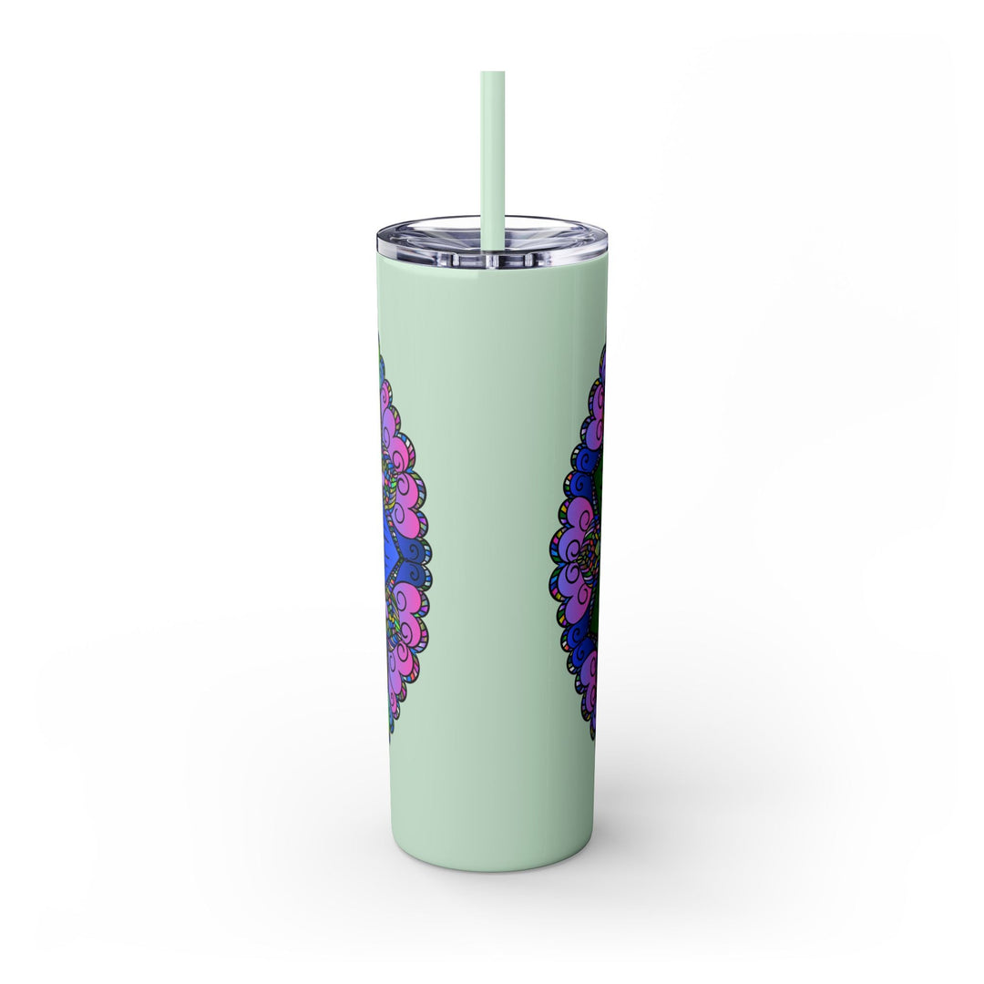 Colorful Mandala Skinny Tumbler - 20oz Mug - Blululi