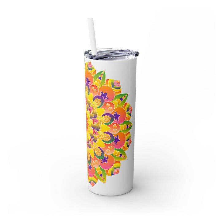 Colorful Mandala Skinny Tumbler - 20oz Mug - Blululi