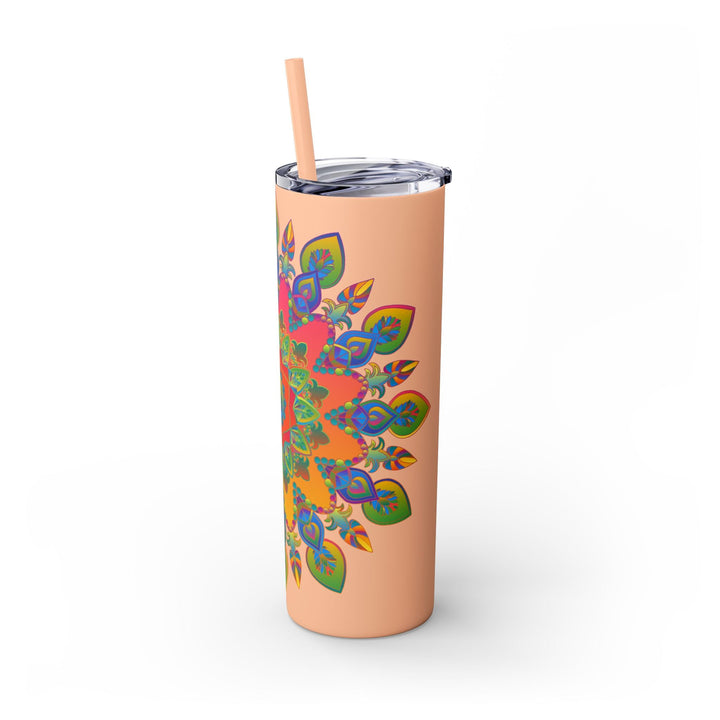 Colorful Mandala Skinny Tumbler - 20oz Mug - Blululi