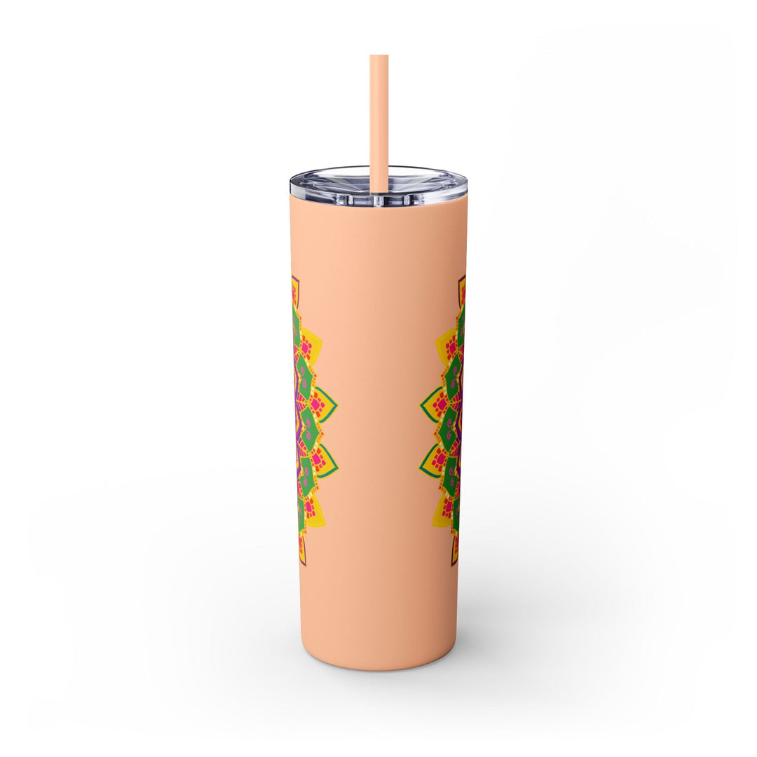 Colorful Mandala Skinny Tumbler - 20oz Mug - Blululi