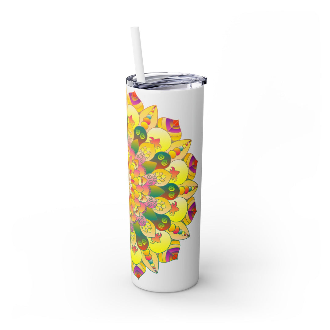 Colorful Mandala Skinny Tumbler - 20oz Mug - Blululi