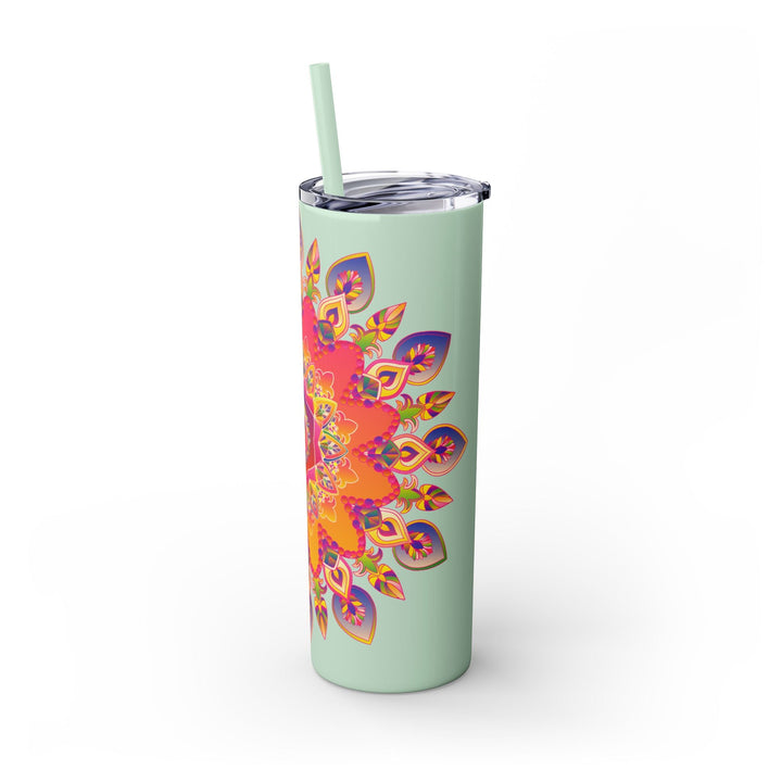 Colorful Mandala Skinny Tumbler - 20oz Mug - Blululi