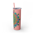 Colorful Mandala Skinny Tumbler - 20oz Mug - Blululi