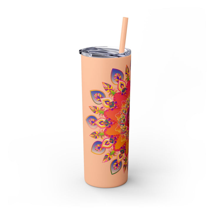 Colorful Mandala Skinny Tumbler - 20oz Mug - Blululi