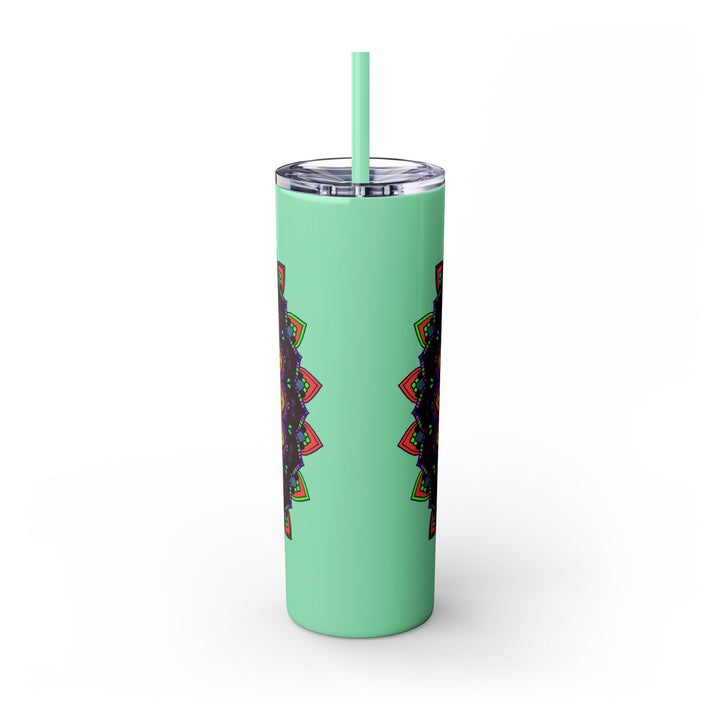 Colorful Mandala Skinny Tumbler - 20oz Mug - Blululi