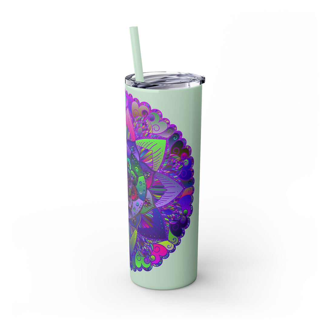 Colorful Mandala Skinny Tumbler - 20oz Mug - Blululi