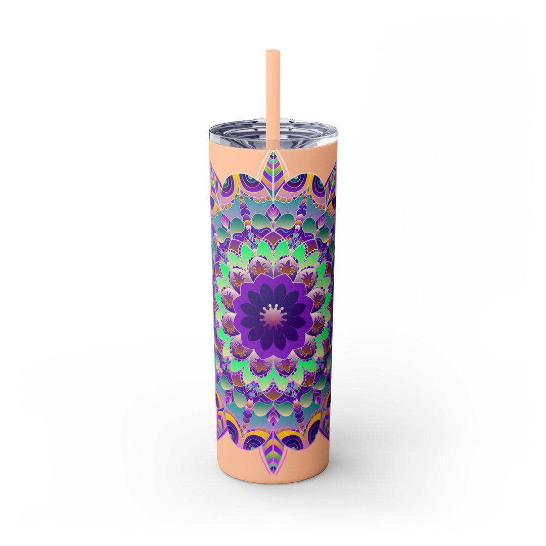 Colorful Mandala Skinny Tumbler - 20oz Mug - Blululi