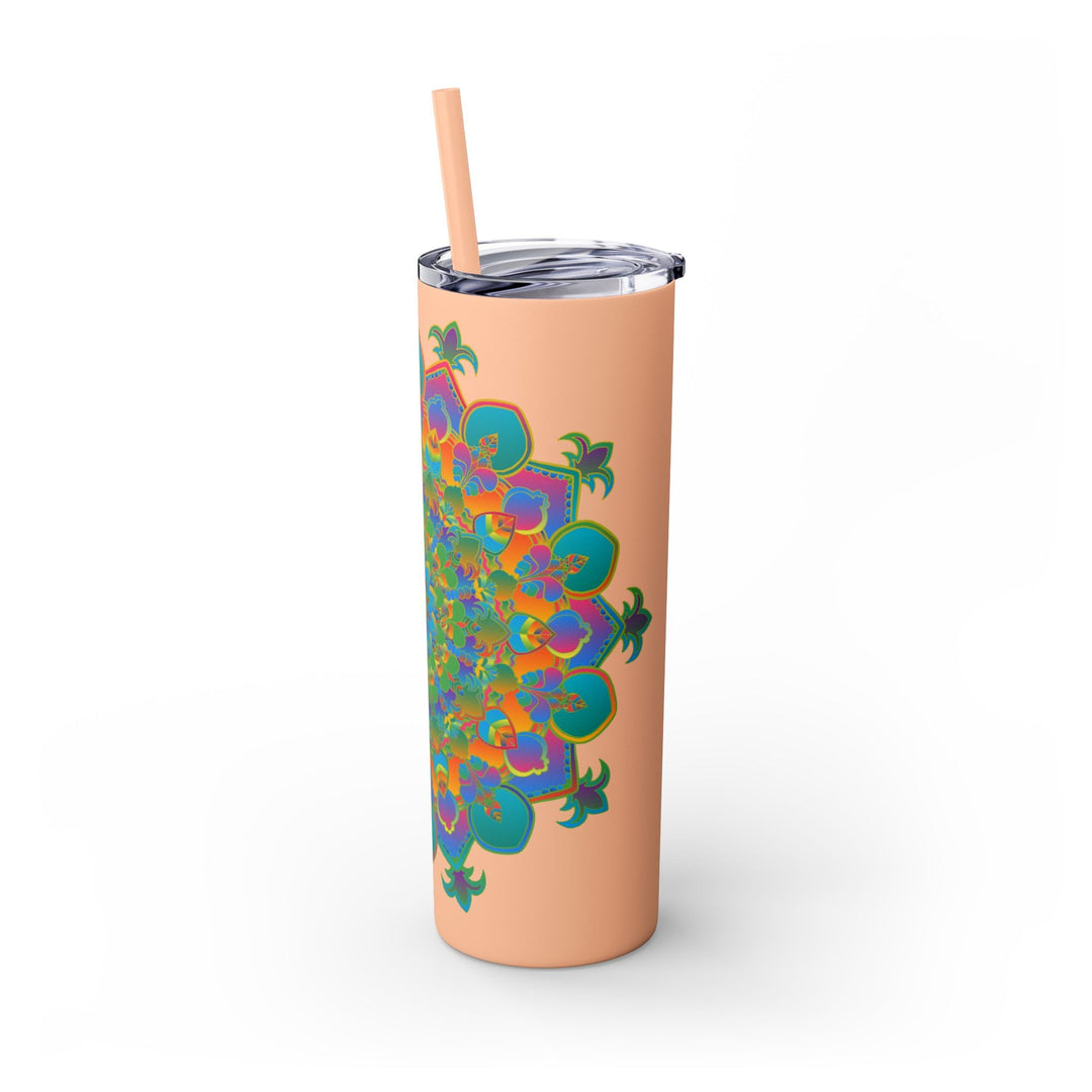 Colorful Mandala Skinny Tumbler - 20oz Mug - Blululi