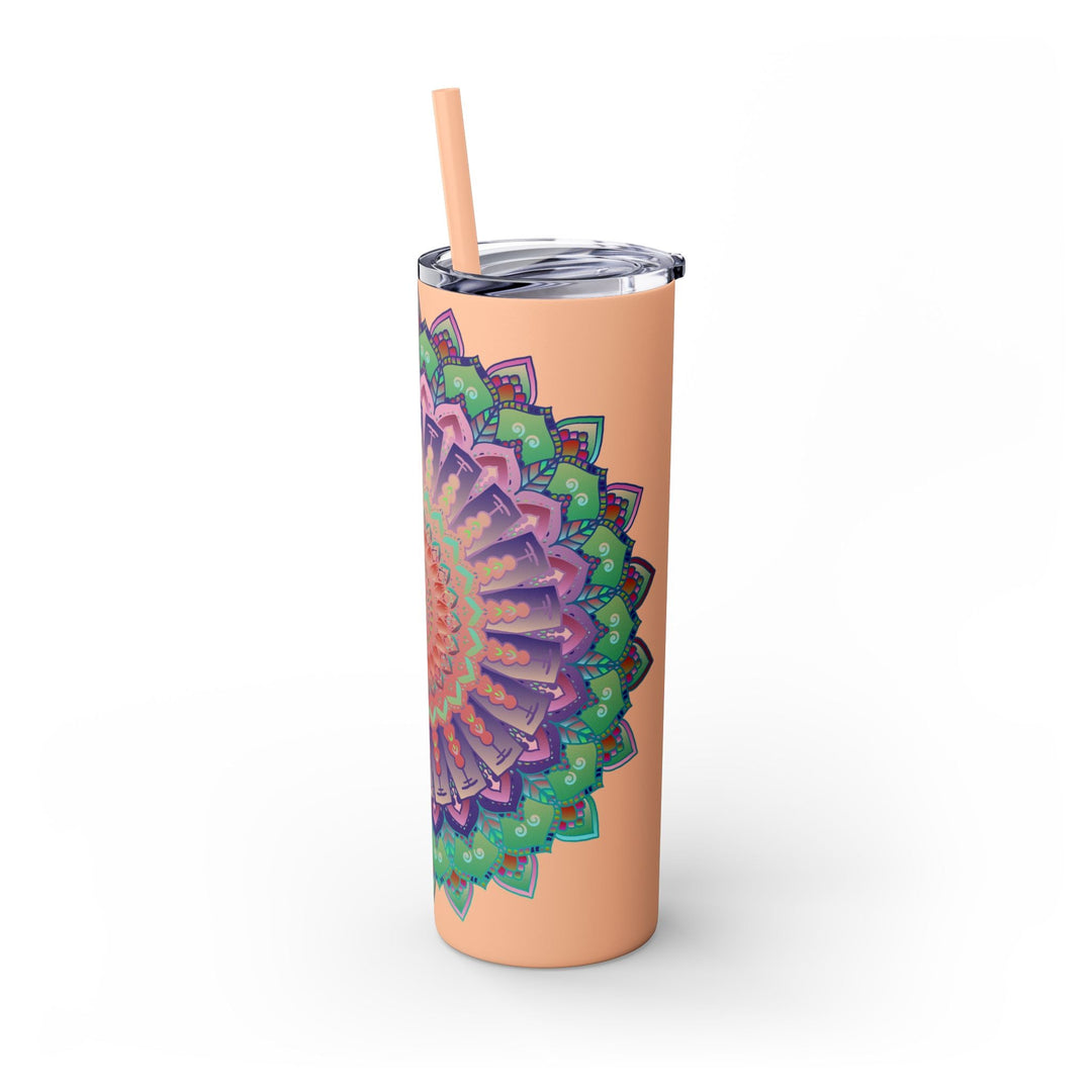 Colorful Mandala Skinny Tumbler - 20oz Mug - Blululi