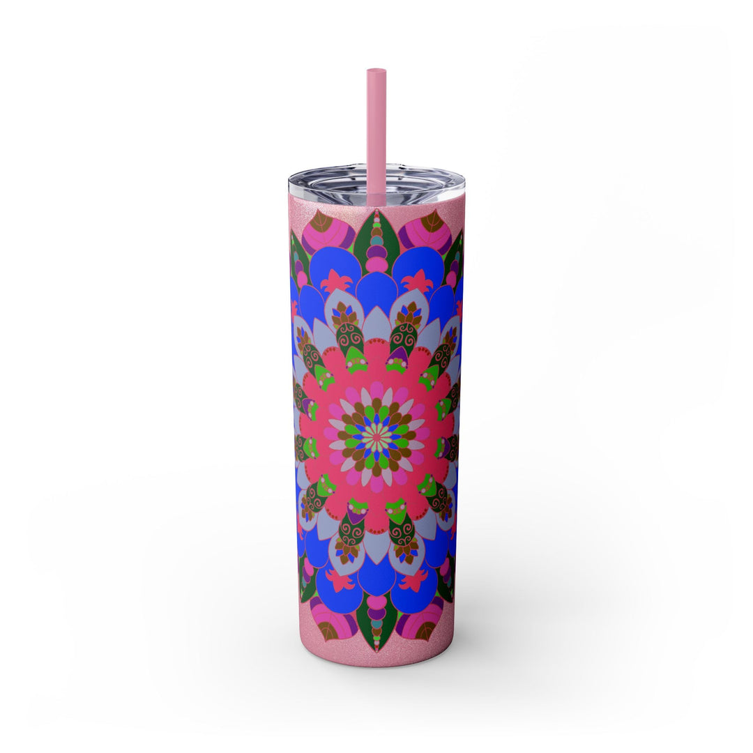 Colorful Mandala Skinny Tumbler - 20oz Mug - Blululi