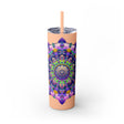 Colorful Mandala Skinny Tumbler - 20oz Mug - Blululi