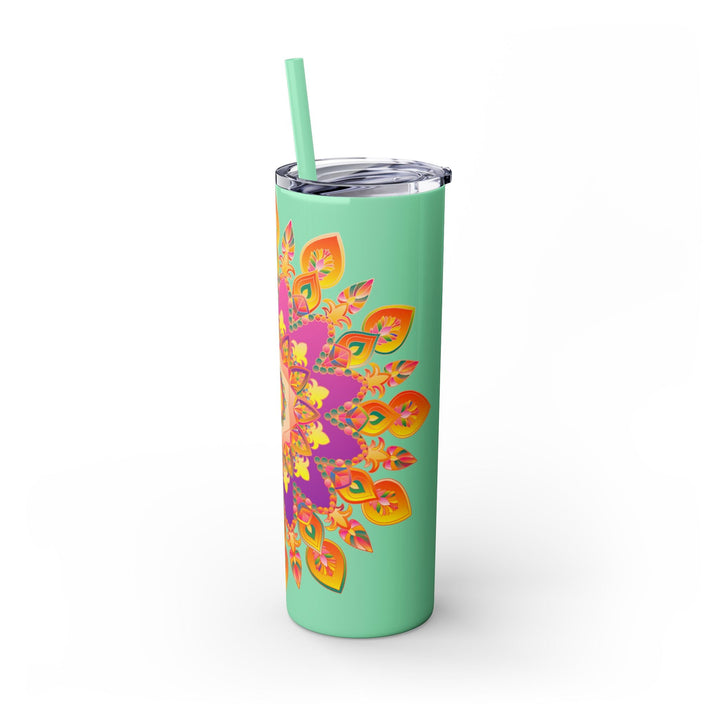 Colorful Mandala Skinny Tumbler - 20oz Mug - Blululi