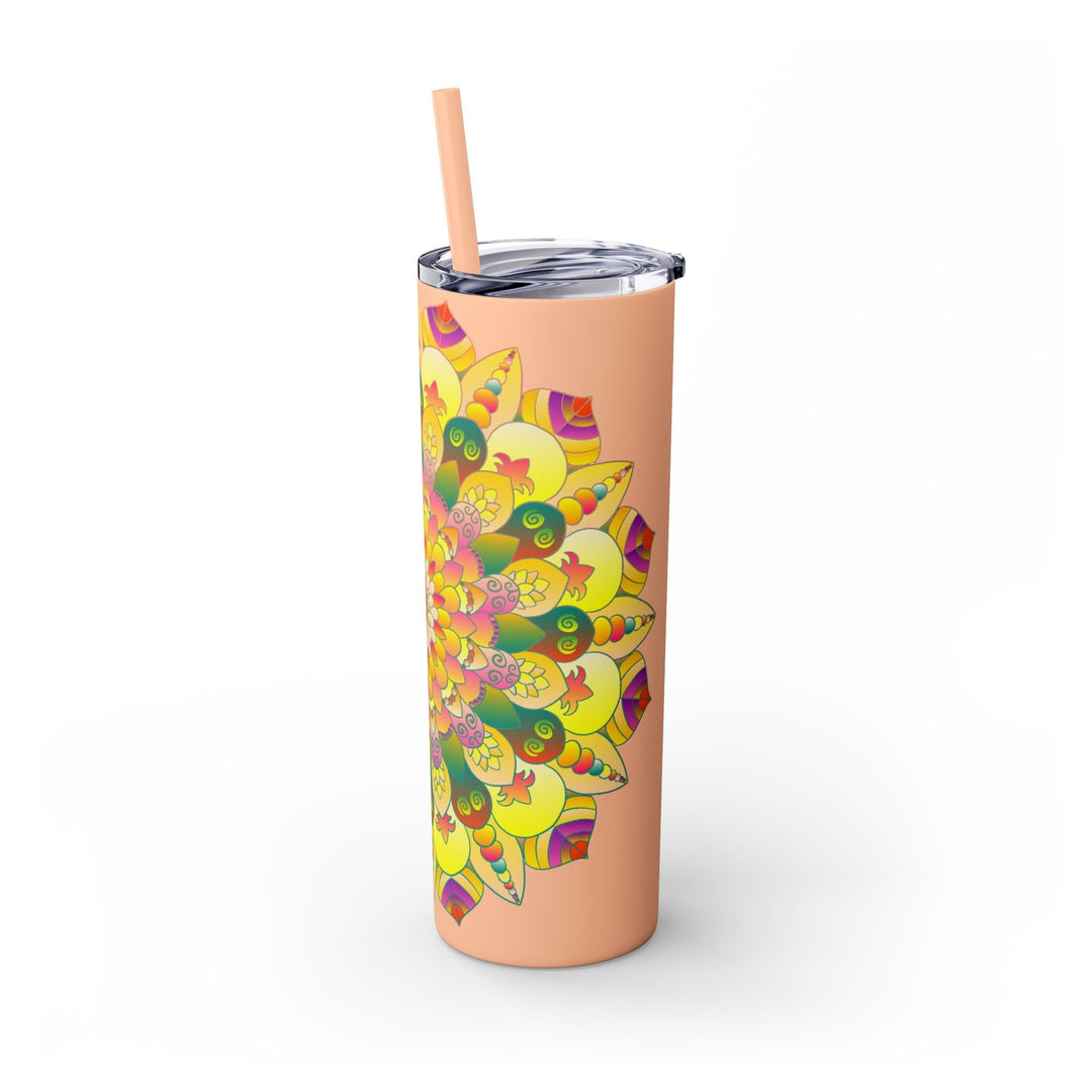 Colorful Mandala Skinny Tumbler - 20oz Mug - Blululi