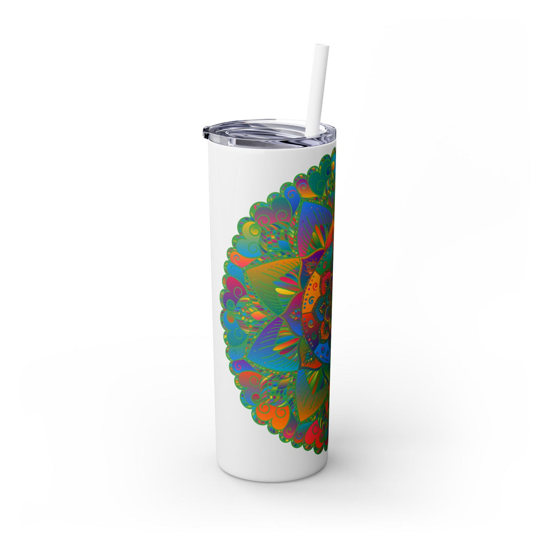 Colorful Mandala Skinny Tumbler - 20oz Mug - Blululi