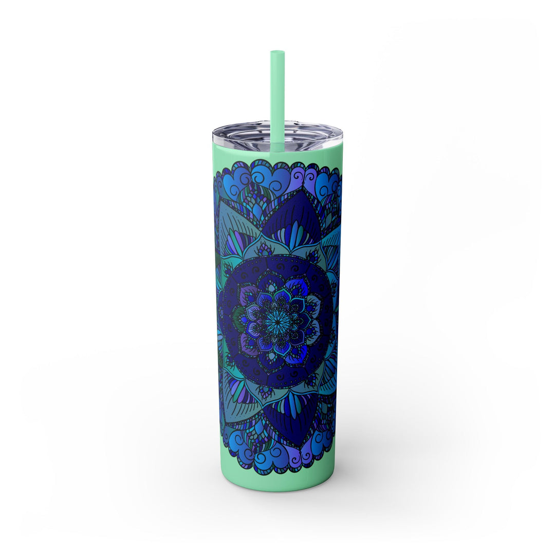 Colorful Mandala Skinny Tumbler - 20oz Mug - Blululi