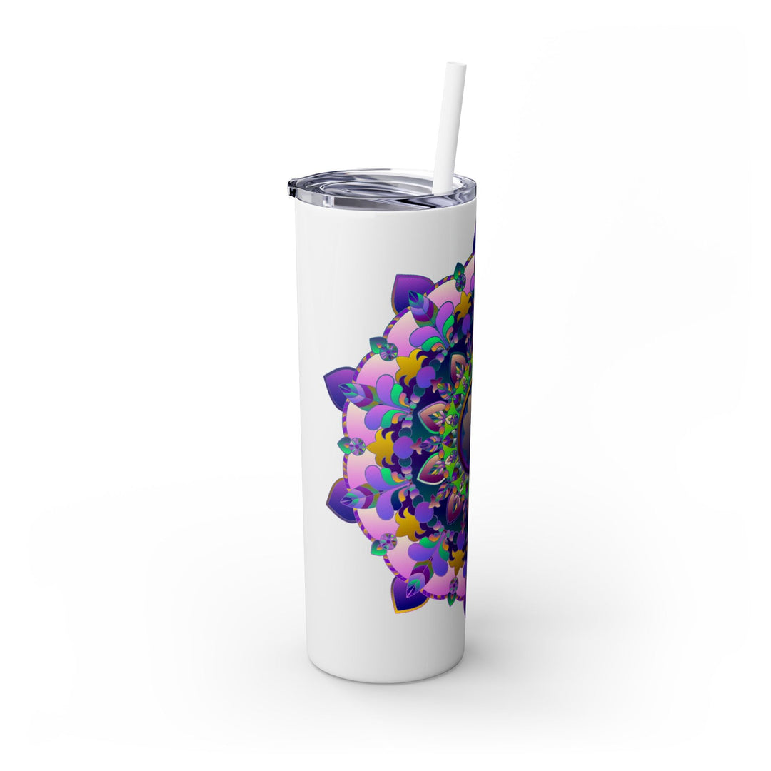 Colorful Mandala Skinny Tumbler - 20oz Mug - Blululi