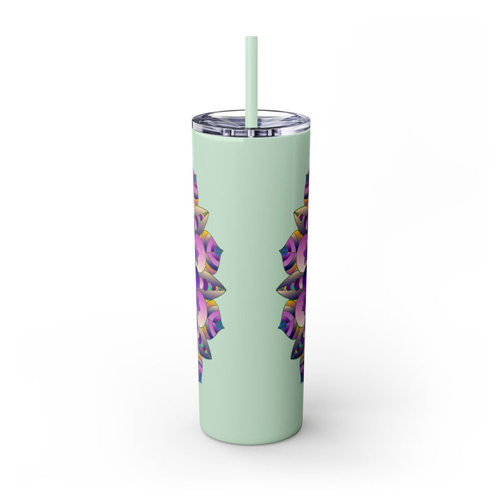 Colorful Mandala Skinny Tumbler - 20oz Mug - Blululi