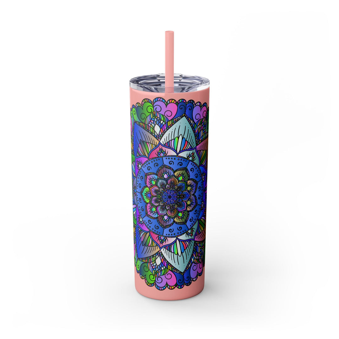 Colorful Mandala Skinny Tumbler - 20oz Mug - Blululi